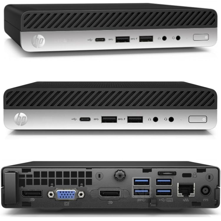 HP 800g 18cm Silent Mini-PC Business Office Multimedia Computer mit 3 Jahren Garantie! - Intel Core