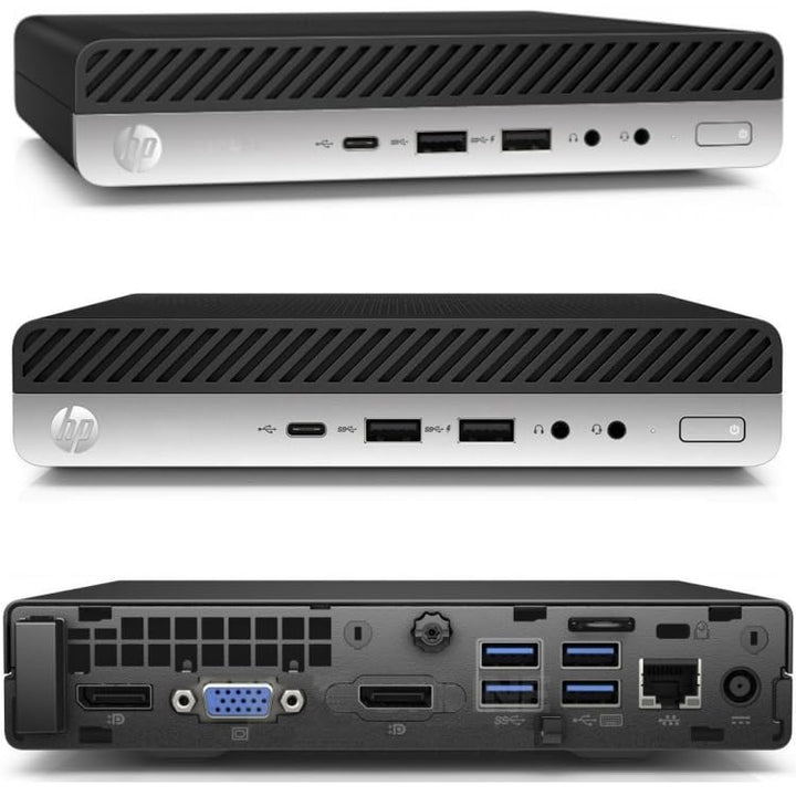 HP 800g 18cm Silent Mini-PC Business Office Multimedia Computer mit 3 Jahren Garantie! - Intel Core
