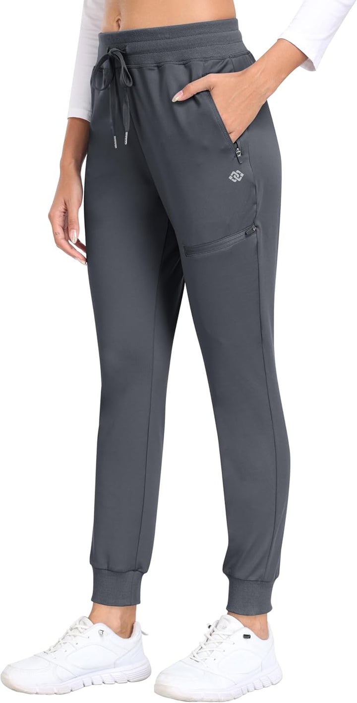 MoFiz Jogginghose Damen Thermohose Mikrofleece Sporthose Atmungsaktiv Waterproof Sweatpants mit Reis