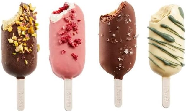 Lékué Set 4 Stück. Creamy Eisform plus Silikonbehälter, Braun, 0 Creamy Single, Creamy Single