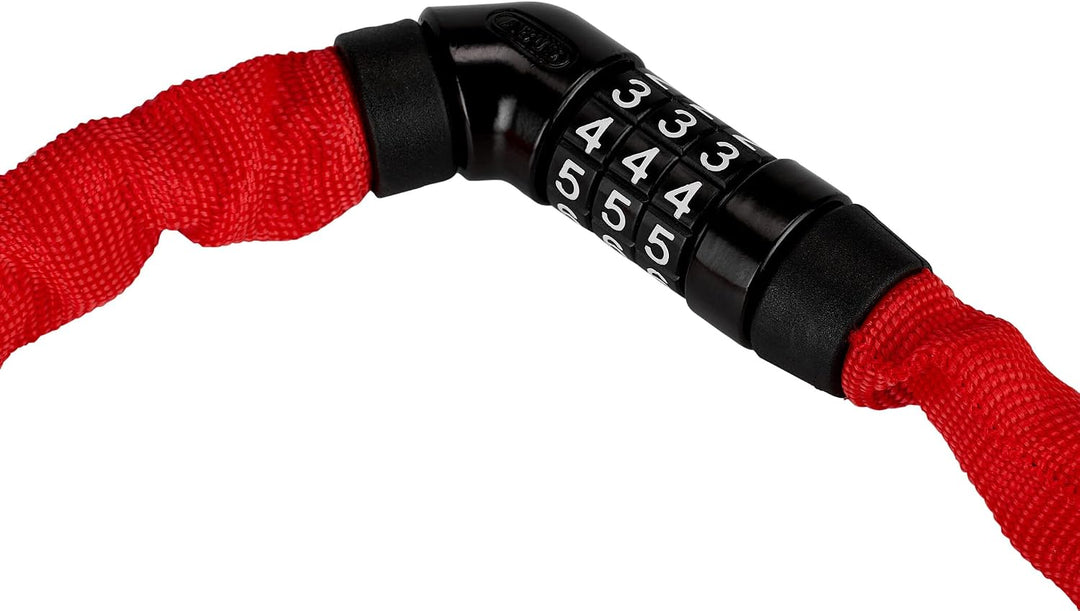 ABUS Kettenschloss Steel-O-Chain 4804C – Zahlenschloss aus Spezialstahl – ABUS-Sicherheitslevel 3 Ro