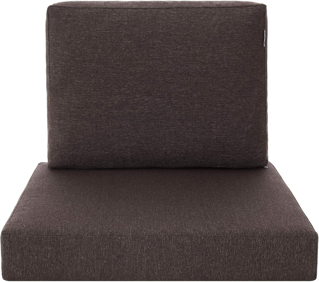 Kissen Set für Rattan / Korbsessel, Rückenlehne Sitz, Sitzkissen Outdoor Sitzpolster Gartenstuhl , S