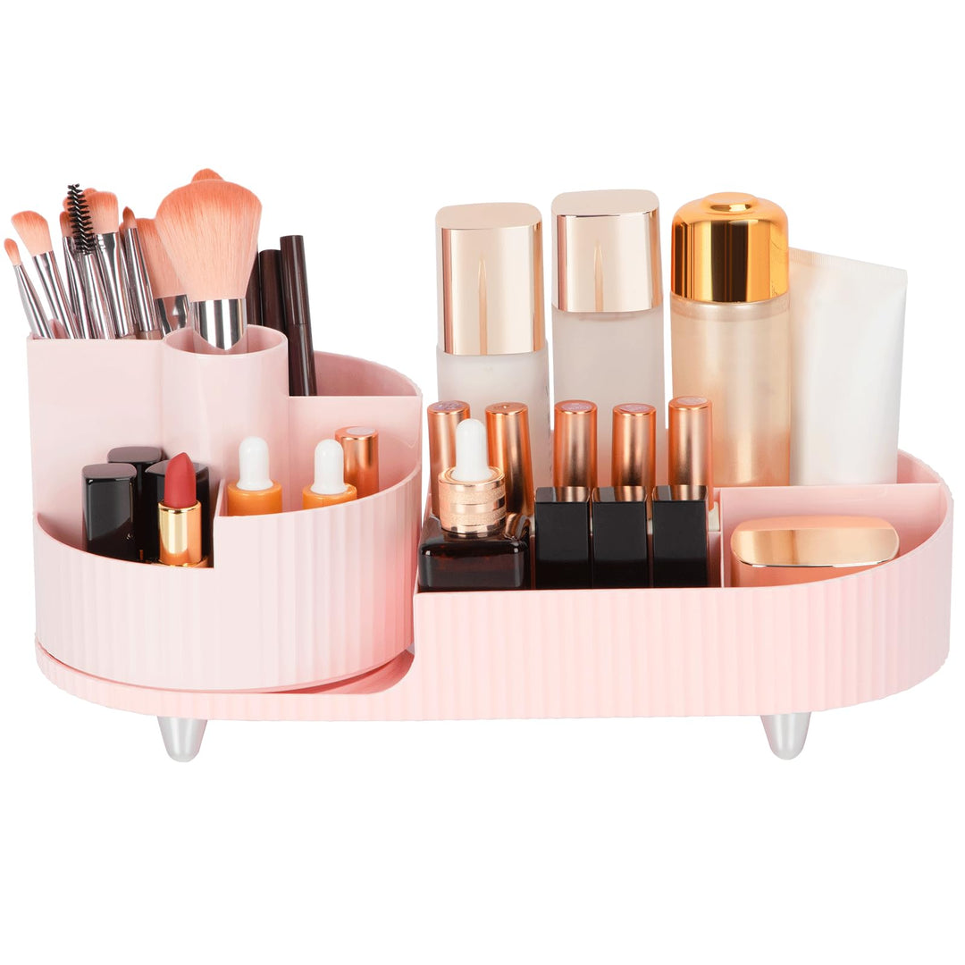 Make Up Kosmetik Organizer, 360° Drehbarer Beauty Organizer, Multifunktionale Kosmetikaufbewahrung f
