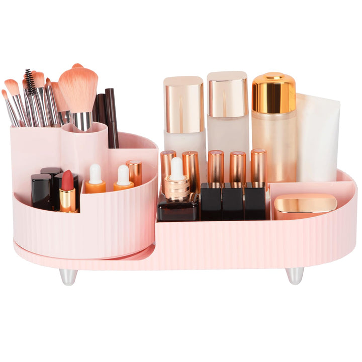Make Up Kosmetik Organizer, 360° Drehbarer Beauty Organizer, Multifunktionale Kosmetikaufbewahrung f