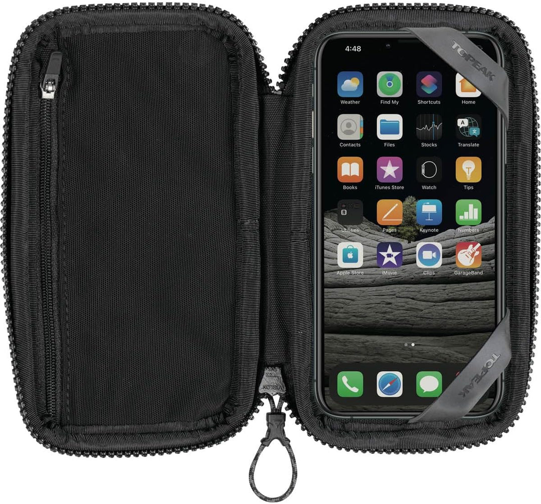 TOPEAK Pakgo Wallet Smartphone Taschen 17,9 x 9,4 x 3,38 cm Schwarz, 17,9 x 9,4 x 3,38 cm Schwarz