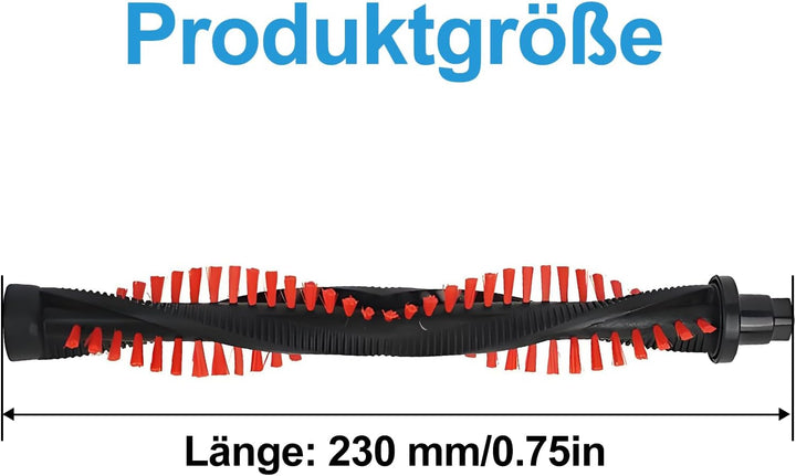 Raheem Bürstenwalze für AEG CX7 CX8 Ersatzteile 140011839044 230mm Ersatzrolle Bürstenrolle für AEG