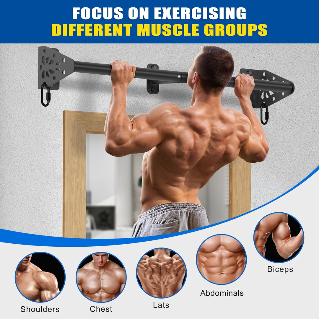 Kipika schwere Wand-Klimmzugstange, Türrahmen-Klimmzugstange für Heim-Fitnessstudio Krafttraining fü