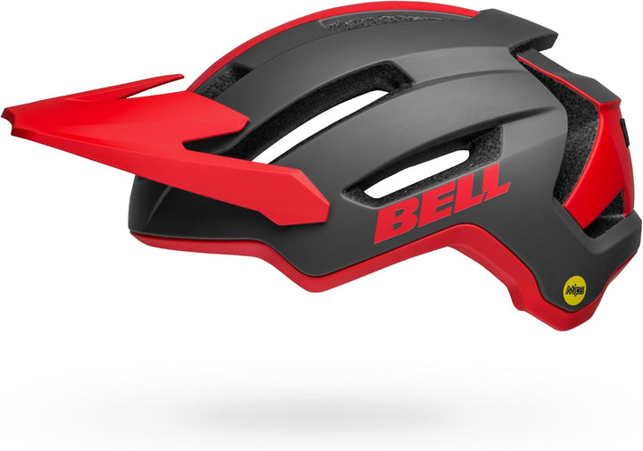BELL Unisex – Erwachsene 4Forty Air MIPS S Matte Gray/Red, S Matte Gray/Red