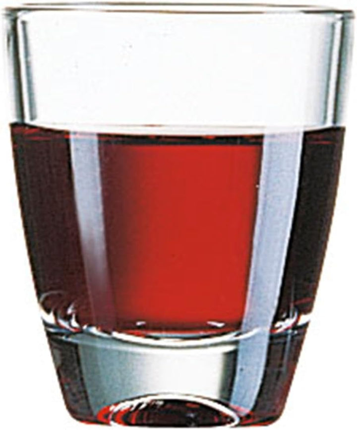 Arcoroc ARC 00065 Gin Schnapsglas, Shotglas, Stamper, 50 ml, Glas, transparent, 24 Stück Ohne Füllst