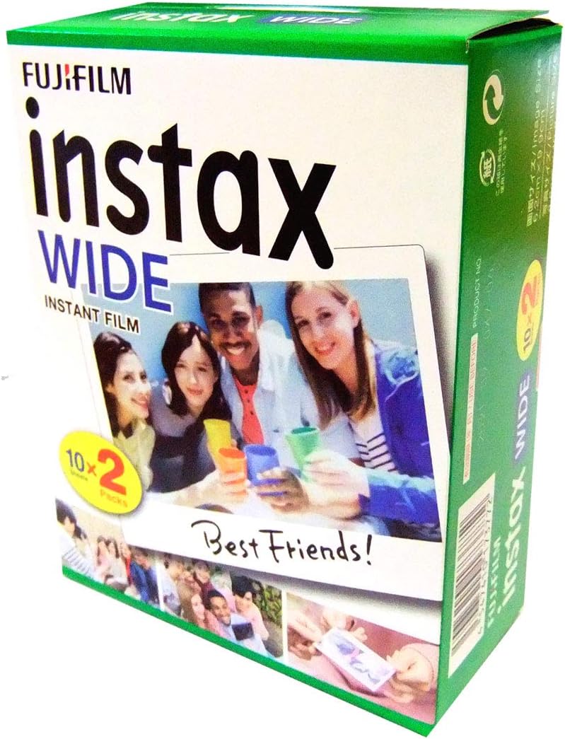 Bundle von 5 Packungen mit 20 Film Instax wide. Total 100 films