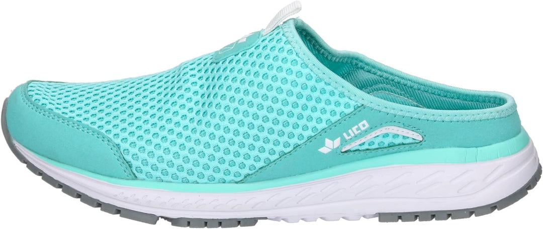 Lico Unisex Sun Sabot Hausschuhe 37 EU Türkis Weiss, 37 EU Türkis Weiss