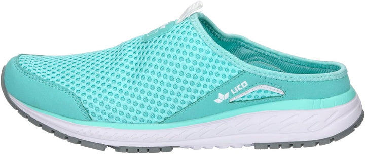 Lico Unisex Sun Sabot Hausschuhe 37 EU Türkis Weiss, 37 EU Türkis Weiss