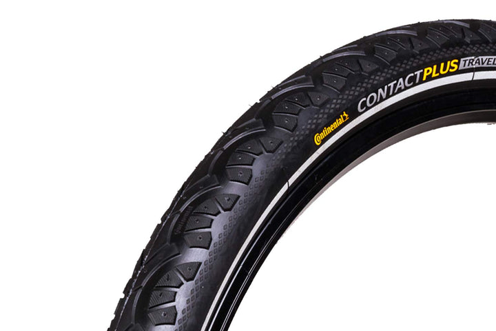 Continental Contact Plus Travel Fahrradreifen 28" | 700 X 47C | 28 X 1.75 Schwarz, 28" | 700 X 47C |
