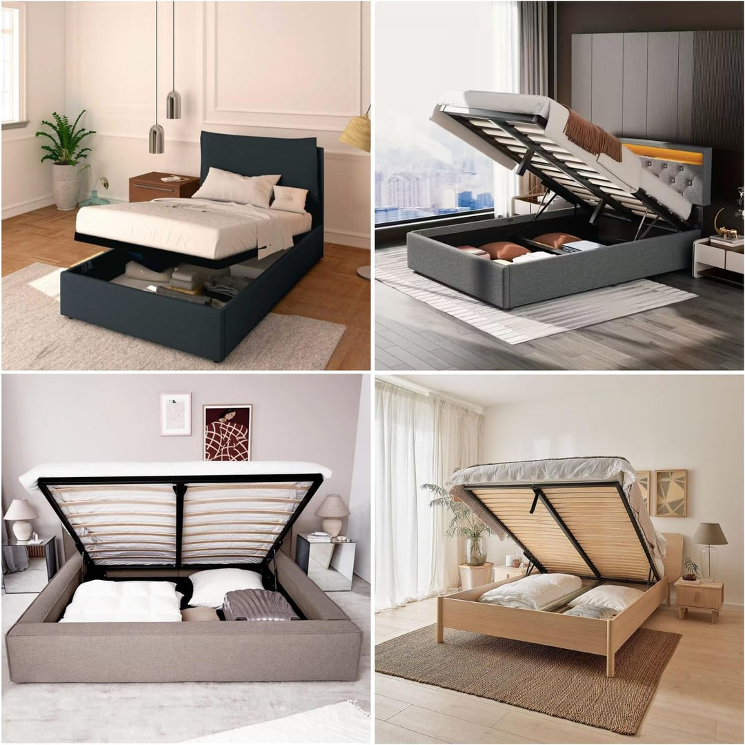 Kolben Gasfeder für Hebemechanismus Bett Behälter - Achsabstand 415 mm - 600/800/1000 Newton - 1 Kol