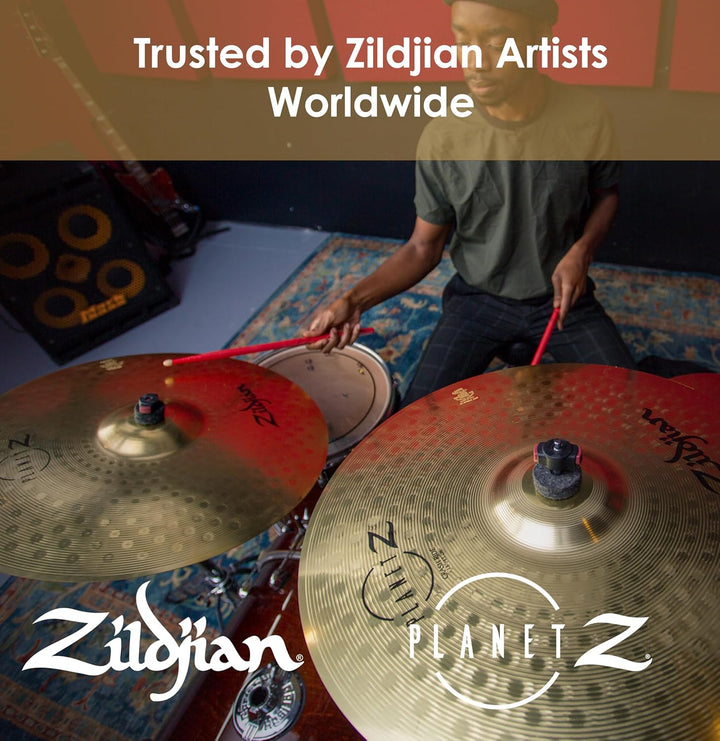 Zildjian ZP1418 Planet Z Series - Fundamental Cymbal Set - 14"H and 18"C 14" Hi-Hat and 18" Crash Pl