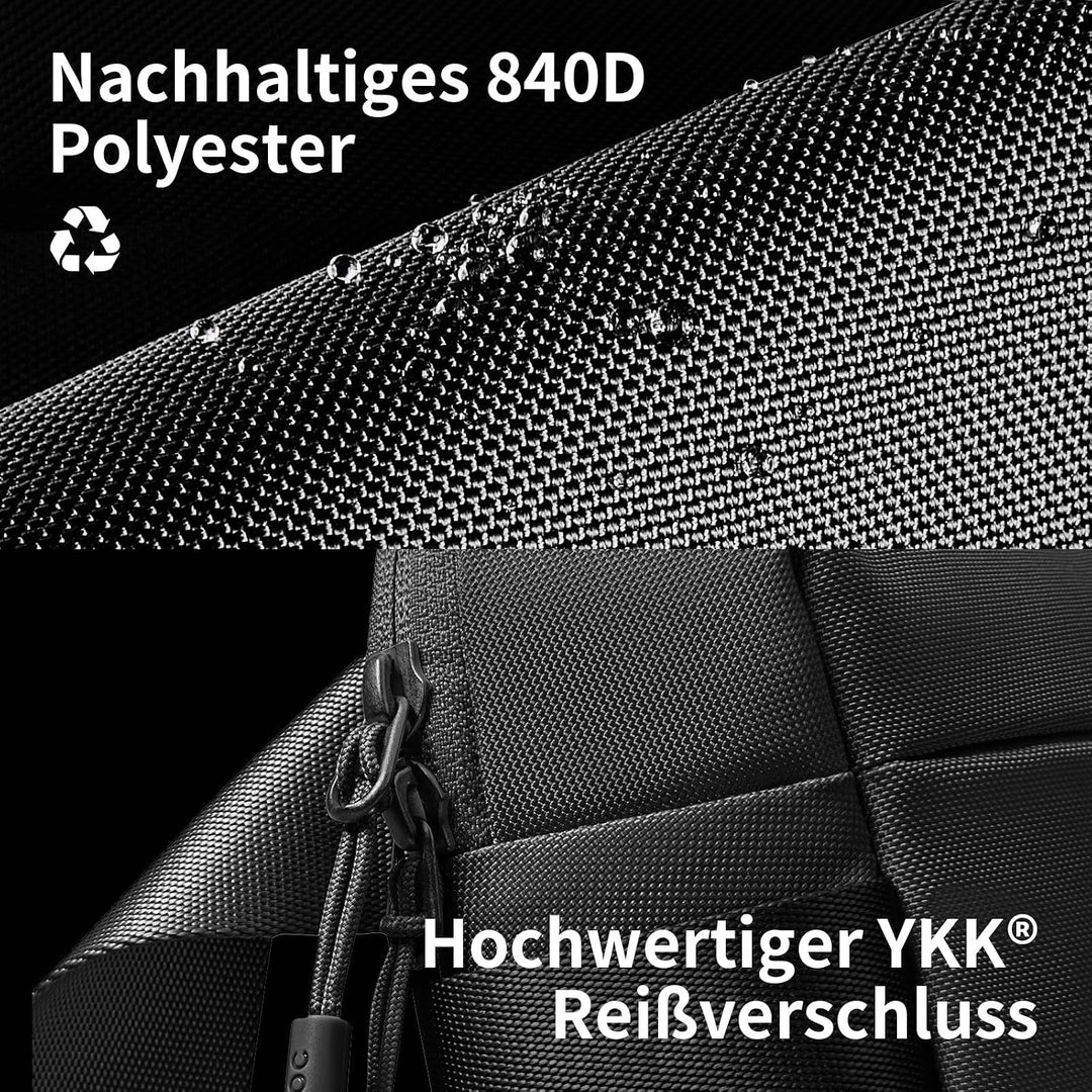 tomtoc Kompakt Sling Bag, 4L Minimalistisch Brusttasche Umhängetasche Schultertasche für Herren und