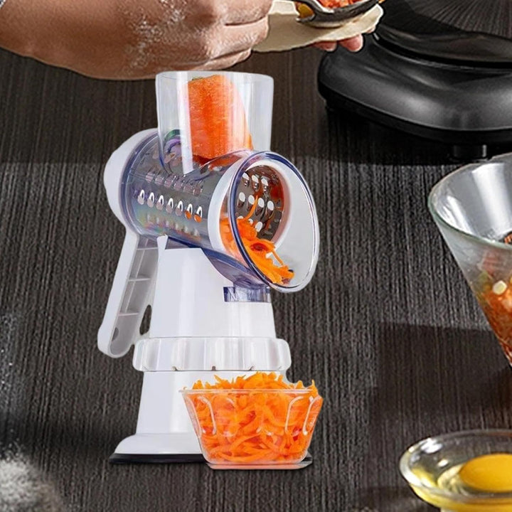 Rotary Food Slicer Manual Food Shredder For Kitchen | Kitchen Food Shredder for Home, Kitchen, Resta