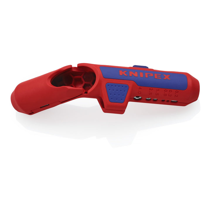 Knipex ErgoStrip® Universal-Abmantelungswerkzeug für Linkshänder 135 mm 16 95 02 SB Links-Händer, Li