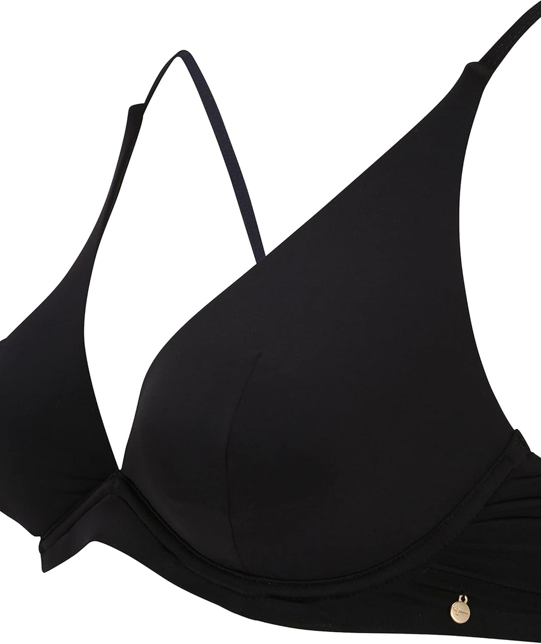 Tamaris Damen ANAPA AOP Bikini Top 38 / B Black Beauty, 38 / B Black Beauty