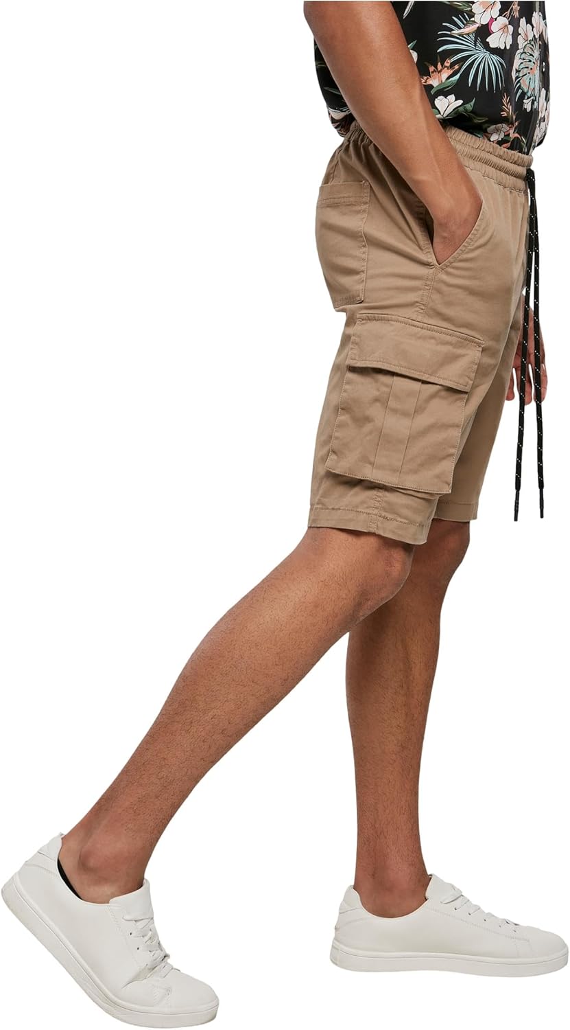 Urban Classics Herren Drawstring Cargo Shorts, Kurze Männer Cargohose, erhältlich in vielen verschie