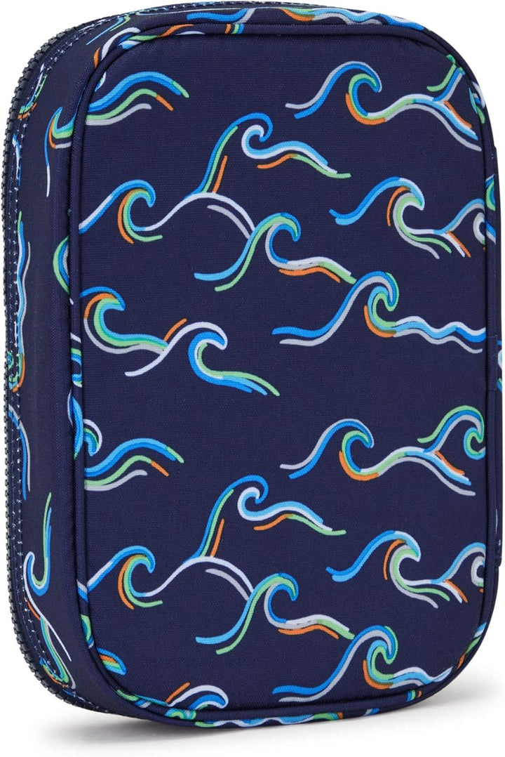 Kipling 100 Stifte, grosses Federmäppchen für bis zu 100 Stifte, 21 cm, 1,5 l, Fun Ocean PRT, Fun Oc