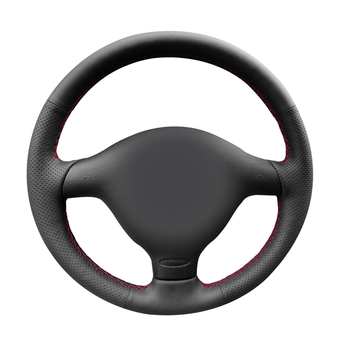 MEWANT Lenkradbezug für Golf 4 für Passat B5 für Polo MK6 für Seat Leon 1M für Fabia 1(6Y) Hand Nähe