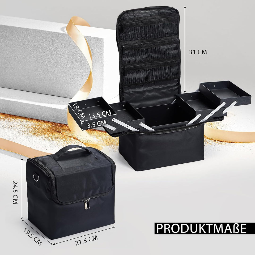 Kosmetikkoffer Schminkkoffer Make up Koffer Make up Tasche Kosmetiktasche Gross Schminktasche Kosmet