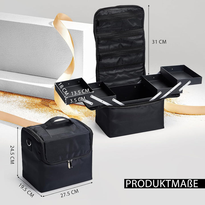 Kosmetikkoffer Schminkkoffer Make up Koffer Make up Tasche Kosmetiktasche Gross Schminktasche Kosmet