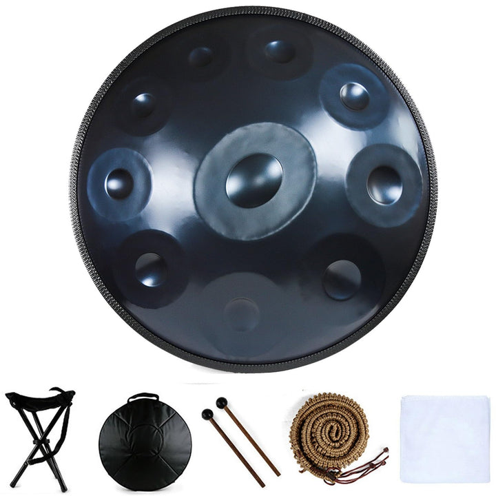 Handtrommel, Handpan-Drum-Instrument In D-Moll 9/10/12 Noten 56cm Stahl-Handpan-Trommel Mit Handpan