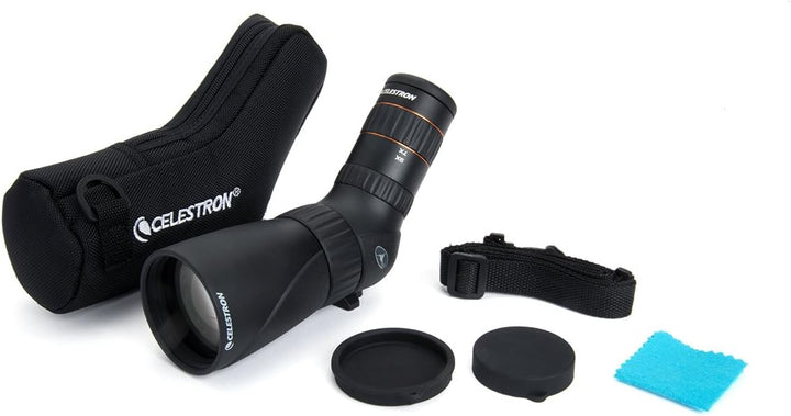 Celestron 52308 9-27 x 56 mm Hummingbird ED Micro Spotter vogelfreundliches Spektiv – Schwarz 9-27 x