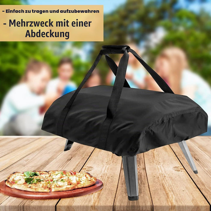 Fenghome Pizzaofen Abdeckung für Ooni Koda 12, Wasserdicht Wetterfeste Pizzaofen Tragetasche Oxford-
