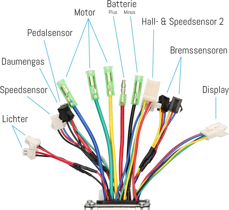 windmeile | Brushless Controller Professional, Torque Controller Trapez, Steuergerät, 48V, 13A/1000W