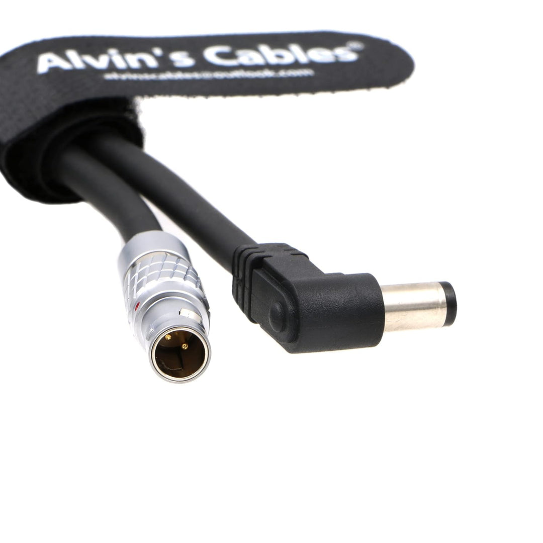 Alvin's Cables Z CAM E2 Flagship Stromkabel 2 Pin Stecker rechtwinklig DC von Nitze Plate, 2 Pin