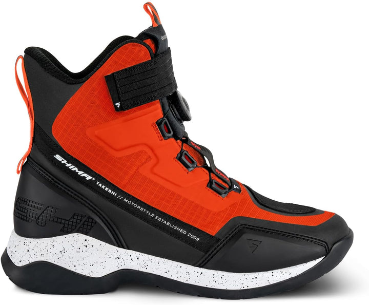 SHIMA TAKESHI, Motorradschuhe für Männer - Verstärkte Strassenreitschuhe mit ATOP-Verschlusssystem,