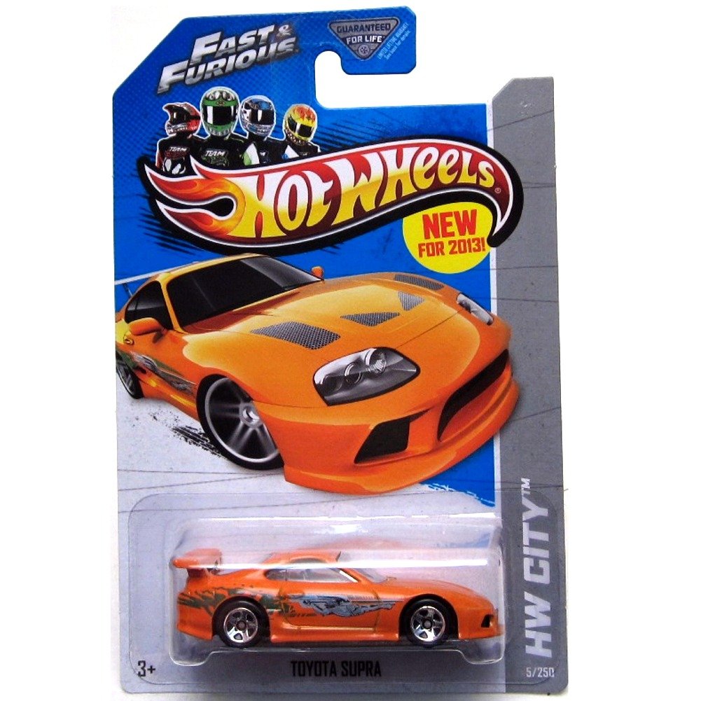 2013 Hot Wheels Hw City - Toyota Supra - Fast & Furious by Mattel