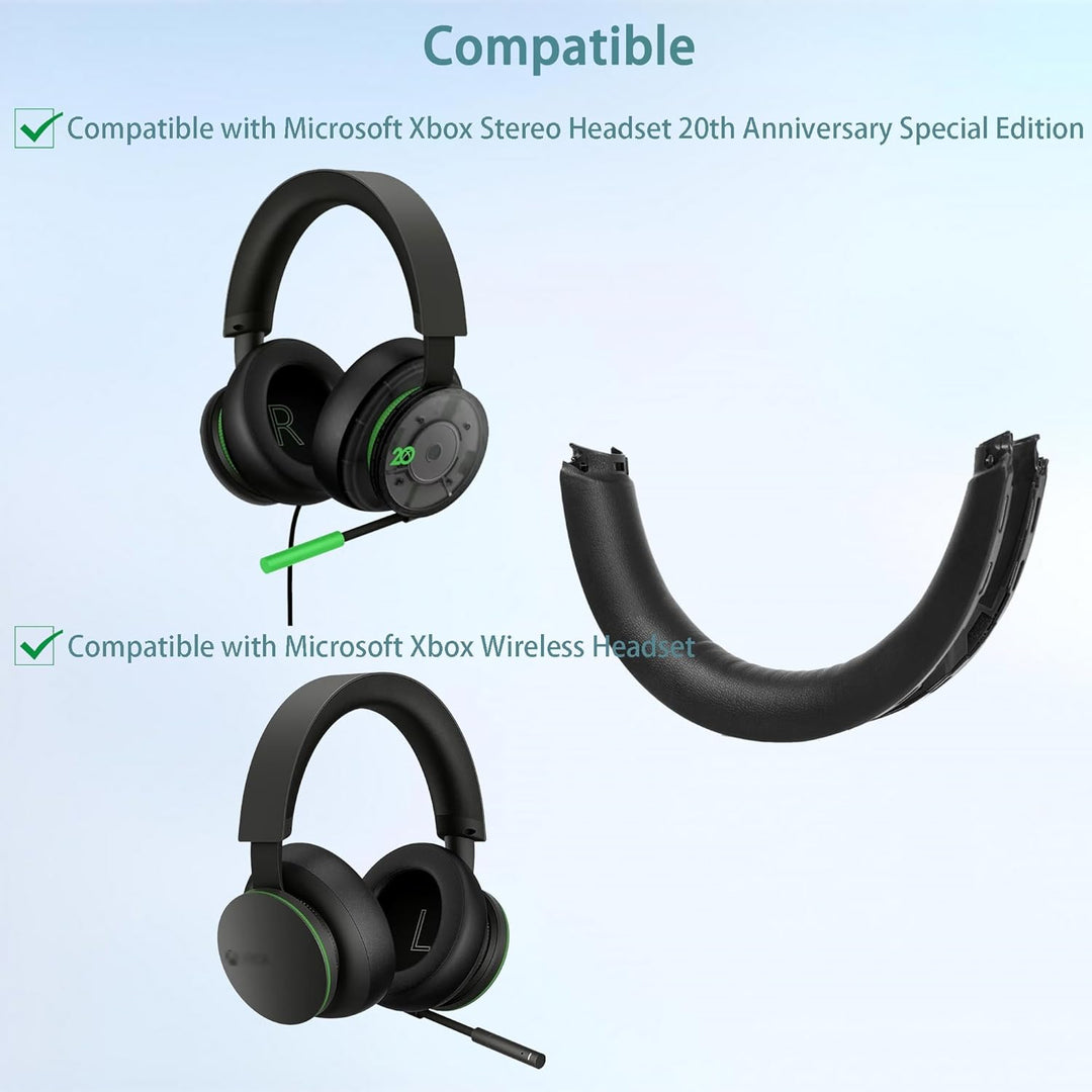HAIZEEN Kopfbandabdeckung Ersatz kompatibel mit Microsoft Xbox Wireless/Stereo/20th Anniversary Spec