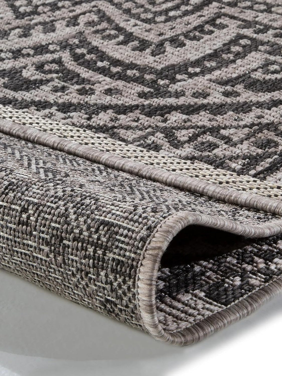benuta Nest Teppich Cleo - Kunstfaser - Outdoor geeignet - Rechteckig &amp; im Style: Geometrisch, Ethno