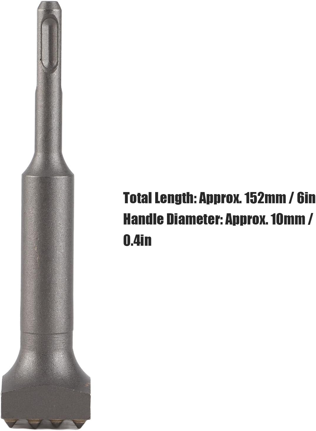 Tyenaza Square Head Bush ing Bit, 40cr Stahl Elektro Blumen Hammer Punkt Groove Meissel, für Baustel