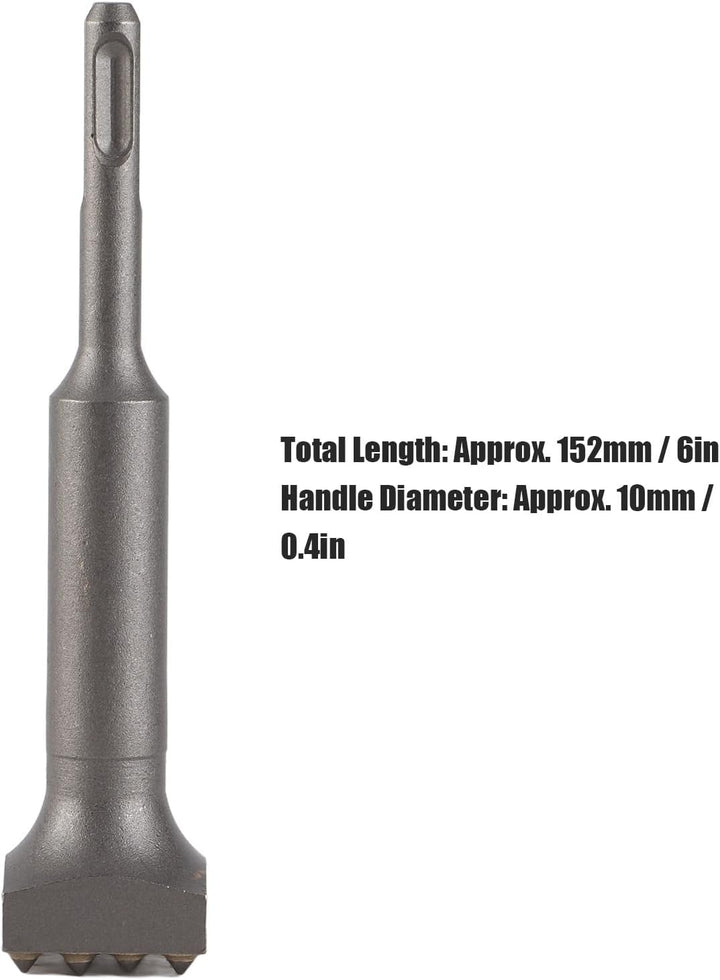 Tyenaza Square Head Bush ing Bit, 40cr Stahl Elektro Blumen Hammer Punkt Groove Meissel, für Baustel