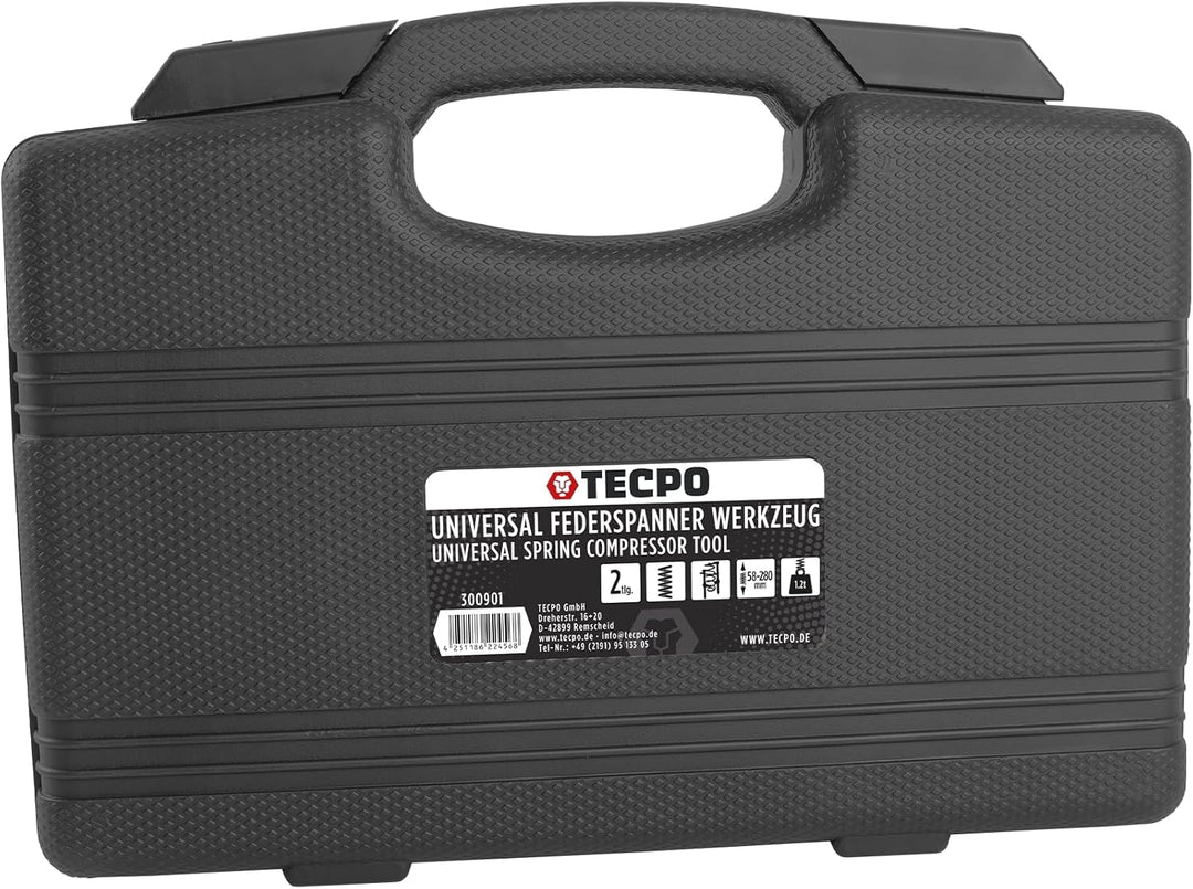 TECPO Federspanner Werkzeug Satz Universal Tuning Federbein Tieferlegung Spannen