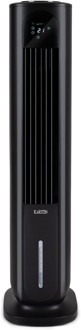 Klarstein Polar Tower Smart – Luftreiniger, Ionisator, WLAN: App-Steuerung, 85 W, 3306 m³/h, 4 Gesch