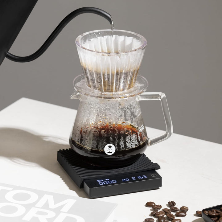 TIMEMORE Black Mirror Basic mini Kaffeewaage Elektronische Ultradünn und Leicht Espressowaage Mit Wa