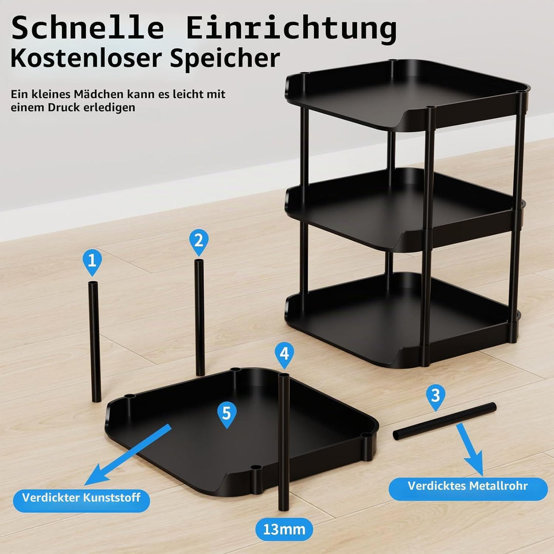6 Ebenen Schmal Schuhregal, Mehrschichtiges Hoch Schuhregale Platzsparend, Stapelbar Klein Standrega