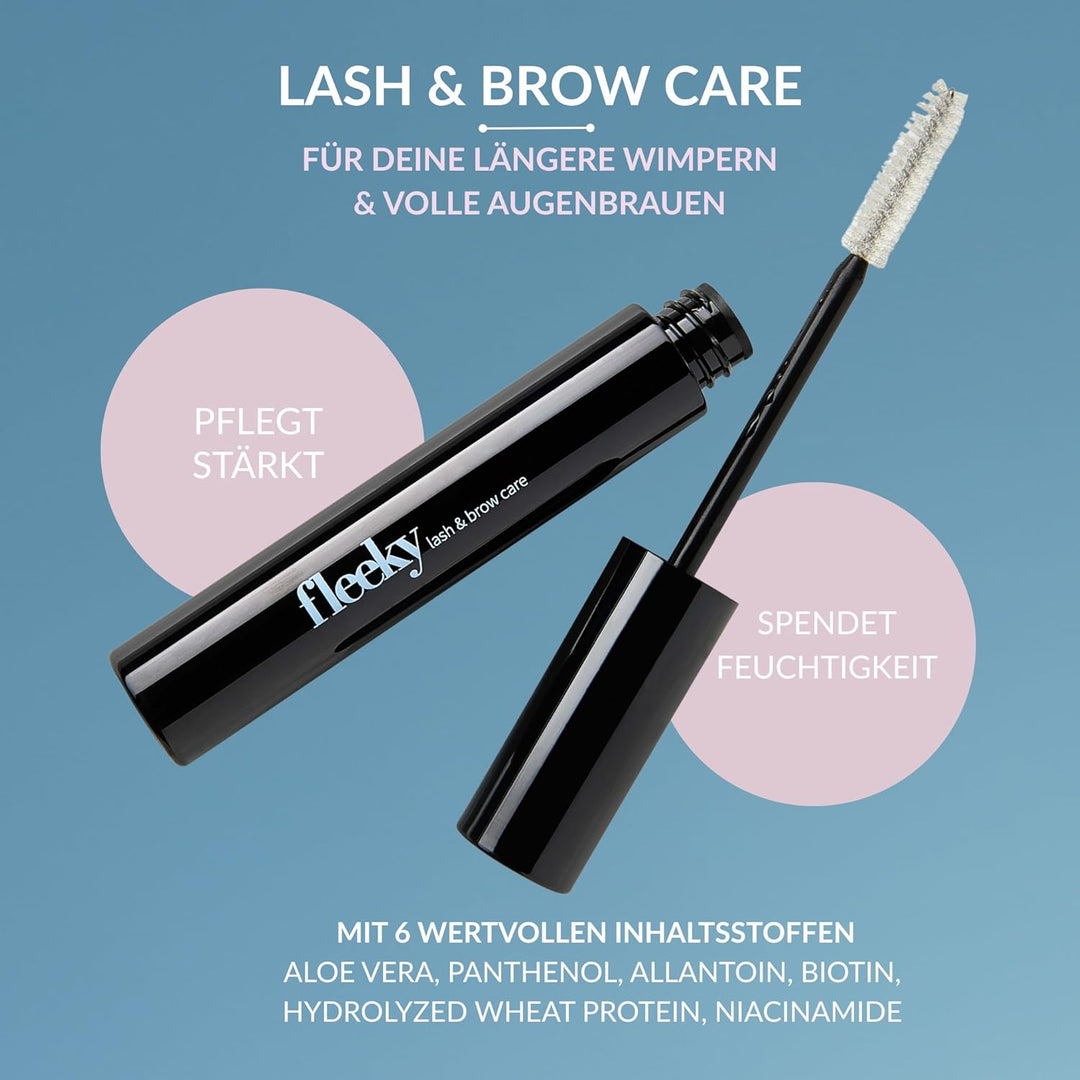 Fleeky Lash & Brow Care – Wimpernserum ohne Hormone für Wimpern & Augenbrauen – pflegendes Lash Seru
