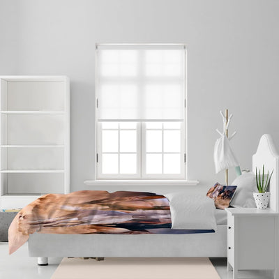 JEFFEL Pferde Bettwäsche Set 135x200 cm, Kinderbettwäsche, Pferde Motiv 3D Tier Motiv, Mikrofaser, S