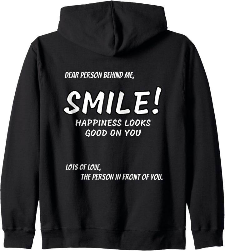 Dear Person Behind Me Hoodie Zitat Hoodies Kapuzenjacke