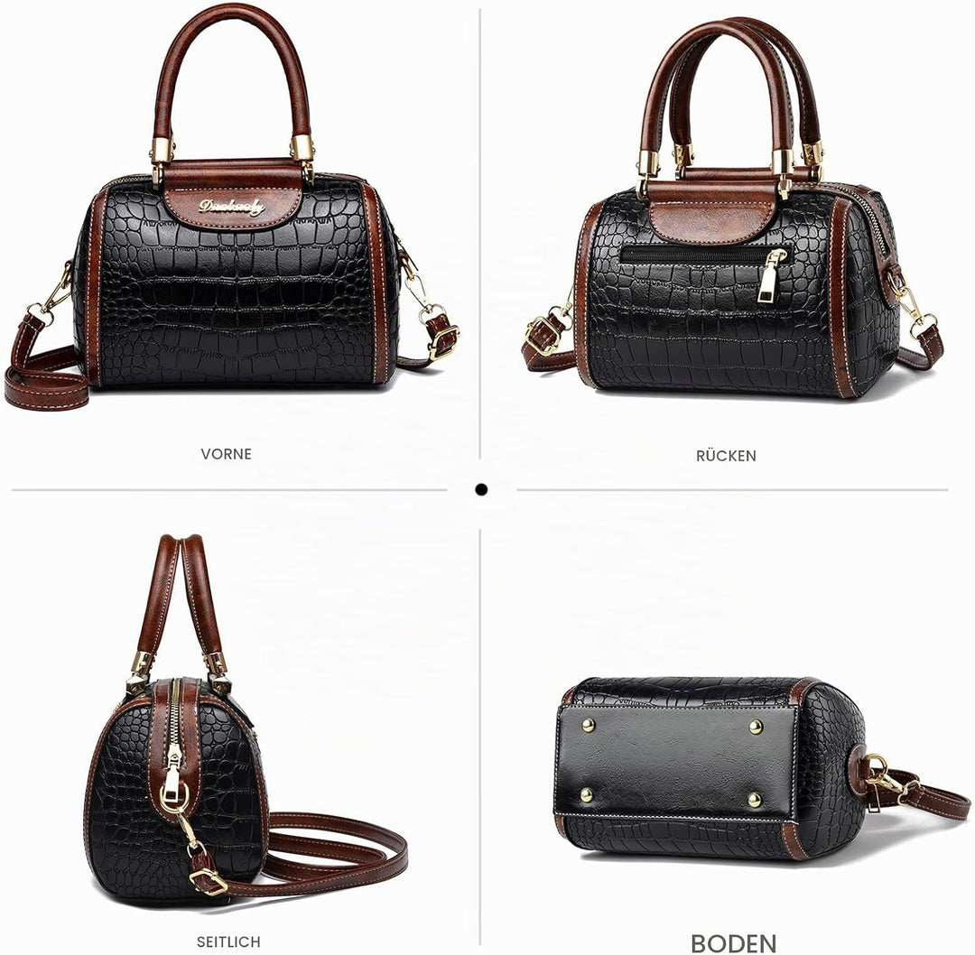 NICOLE &amp; DORIS Handtasche Damen Designer Umhängetasche Mode Schultertaschen PU Leder Satchel Handtas
