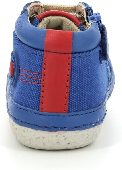 Kickers Unisex Kinder Sonistreet Stiefelette 19 EU Blau Rot, 19 EU Blau Rot