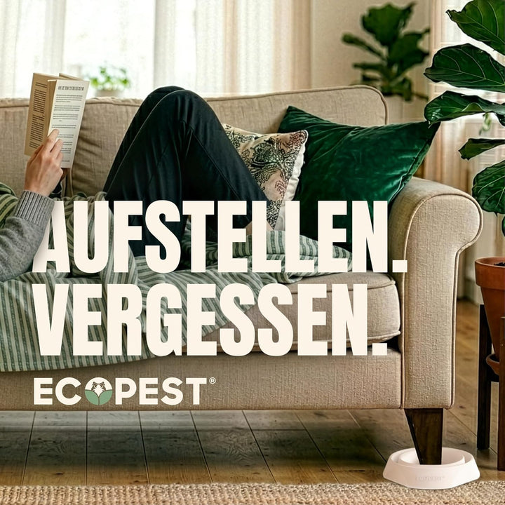ECOPEST Bettwanzen Detektor – 12er Pack | Bettwanzenfalle Bed Bug Blocker (Pro) | Bettwanzen Test (W