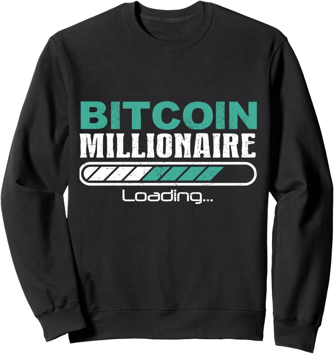 Bitcoin Millionär Lustig Bitcoin Krypto Kryptowährung Sweatshirt